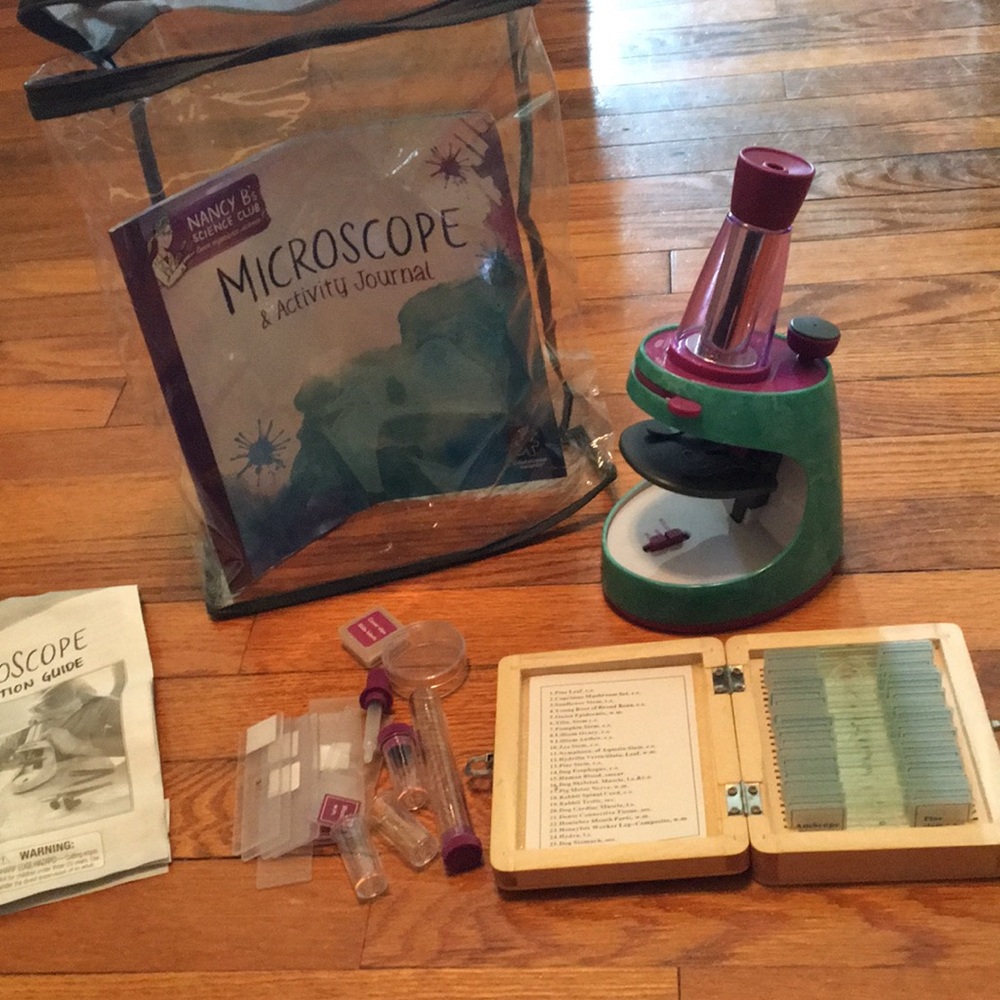 Nancy B’s science club microscope extra slides